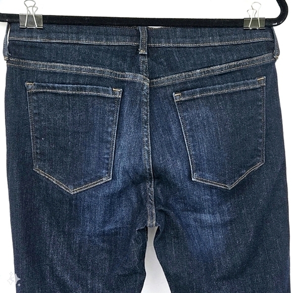 Banana Republic Premium Denim Women's Dark Rinse Flare Silah Ri Jeans sz30 - Picture 4 of 9